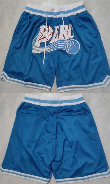 Mens Movie Perc Blue Stitched Ocet Hip Hop Party Workout Streetball Shorts (Run Small)